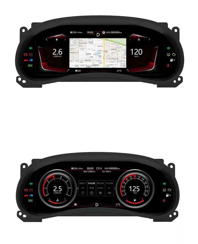 Linux System 12.3 inch 720p HD LCD Dashboard Screen for Jeep jk Wrangler Digital Instrument Cluster 2011-2017
Linux System 12.3 inch 720p HD LCD Dashboard Screen for Jeep jk Wrangler Digital Instrument Cluster 2011-2017