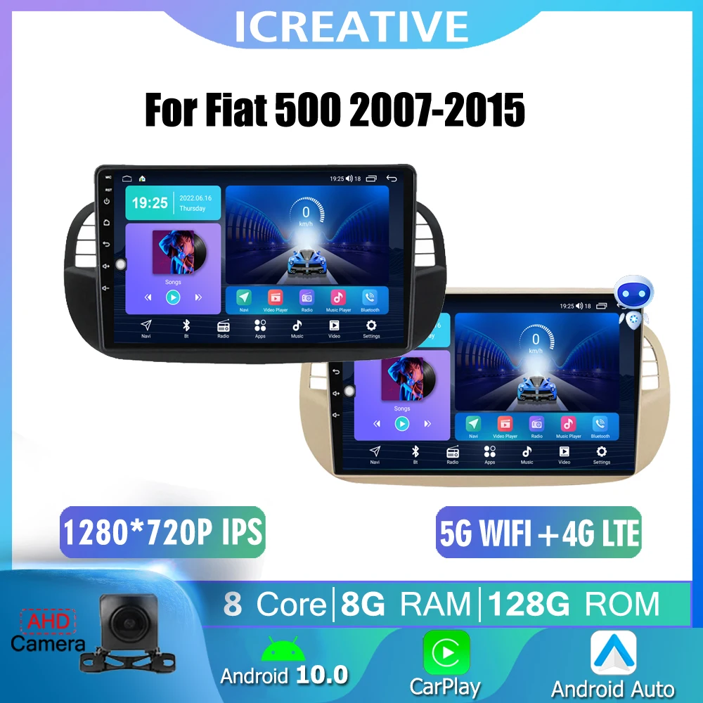 Icreative Android 8G 128G For Fiat 500 2007-2015 RDS DSP GPS Navigation Carplay Autoradio IPS 1280*720 Multimedia Stereo 9'' HU
Icreative Android 8G 128G For Fiat 500 2007-2015 RDS DSP GPS Navigation Carplay Autoradio IPS 1280*720 Multimedia Stereo 9'' HU