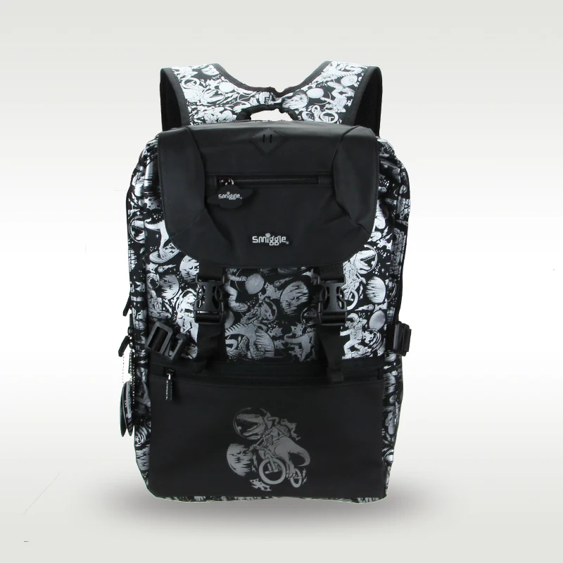 Australia Smiggle Original Schoolbag Children's Shoulder Backpack Boys Black Dinosaur Big Kids Waterproof 18 Inches 10-15 Years 
Australia Smiggle Original Schoolbag Children's Shoulder Backpack Boys Black Dinosaur Big Kids Waterproof 18 Inches 10-15 Years