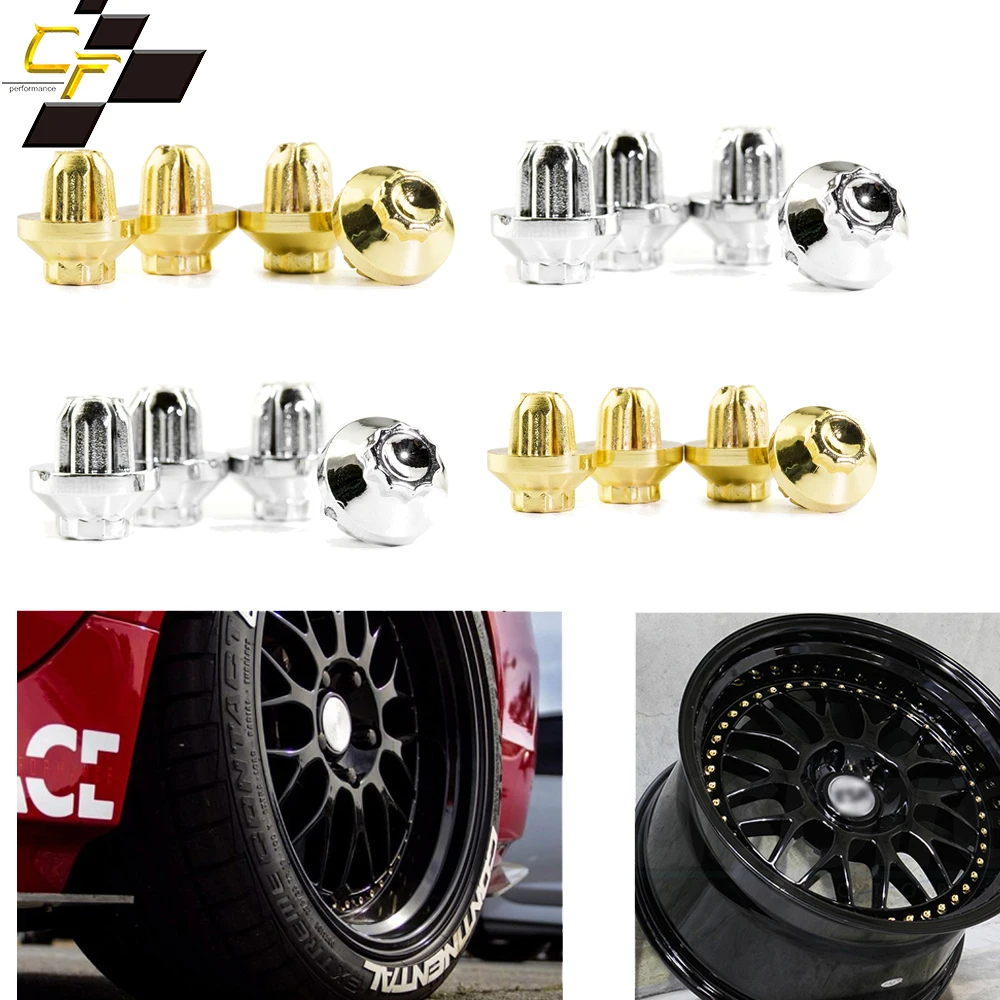 

25pcs Wheel Nuts For Car Universal Rim Cap Lip Screw Bolt Tires Rivets Dust Refits Auto Decoration Replacement Accessories