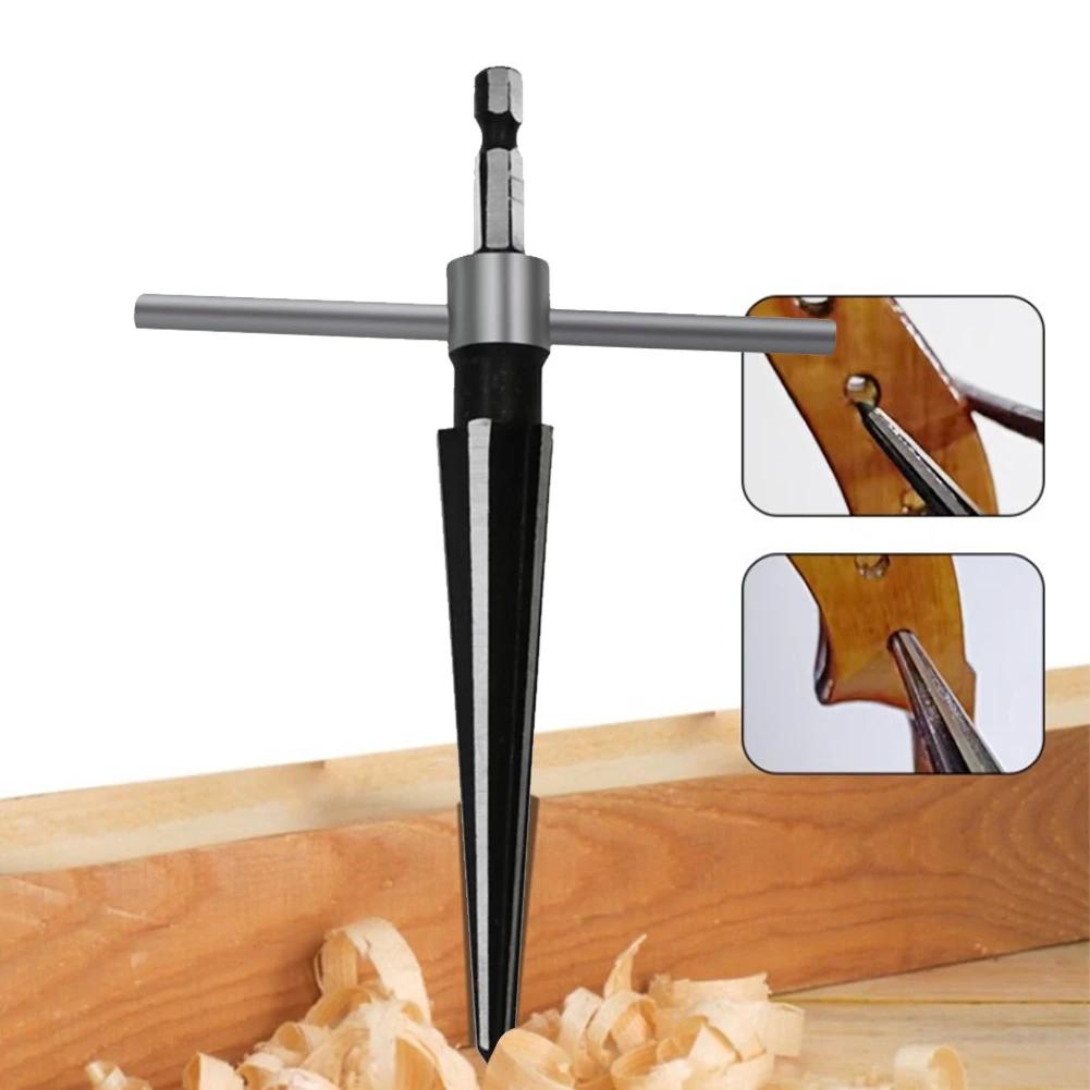 Taper Reamer Hand Metal Reamer Hex Shank Handheld Reamer T Handle 6 Flute Beveling Cutting Drill Tool 5-16mm
Taper Reamer Hand Metal Reamer Hex Shank Handheld Reamer T Handle 6 Flute Beveling Cutting Drill Tool 5-16mm