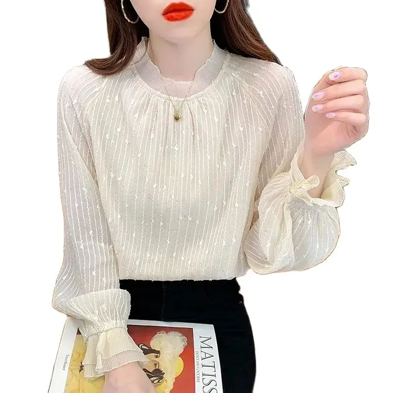 3XL Office Lady Women Spring Summer Blouses Sweet Shirts Casual Flare Sleeve Turtleneck Collar Solid Color Blusas Tops G2873
3XL Office Lady Women Spring Summer Blouses Sweet Shirts Casual Flare Sleeve Turtleneck Collar Solid Color Blusas Tops G2873