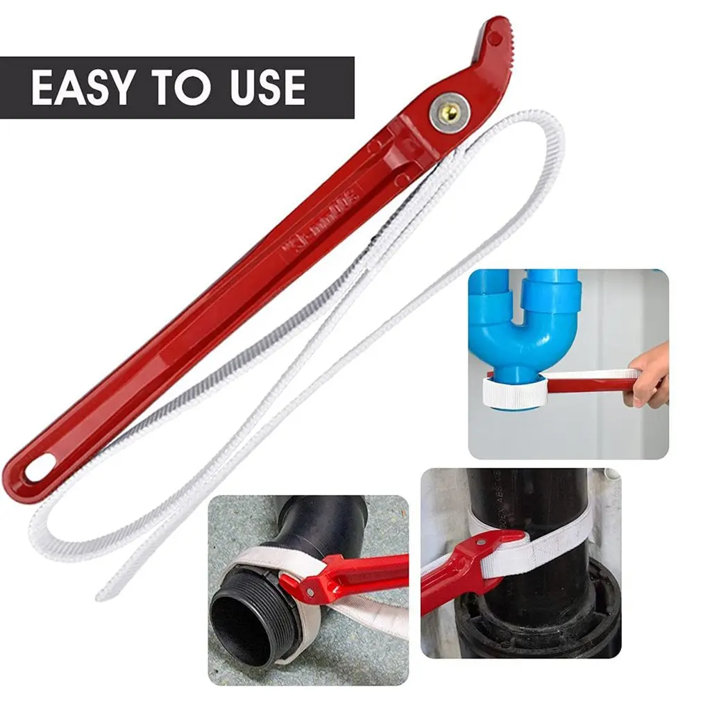 New Handle Belt Filter Wrench Adjustable Nylon Strap 31.5 * 7* 4.8 Cm Non-Slip Aluminium Handle Firm Grip Easy To Use Wrench
New Handle Belt Filter Wrench Adjustable Nylon Strap 31.5 * 7* 4.8 Cm Non-Slip Aluminium Handle Firm Grip Easy To Use Wrench