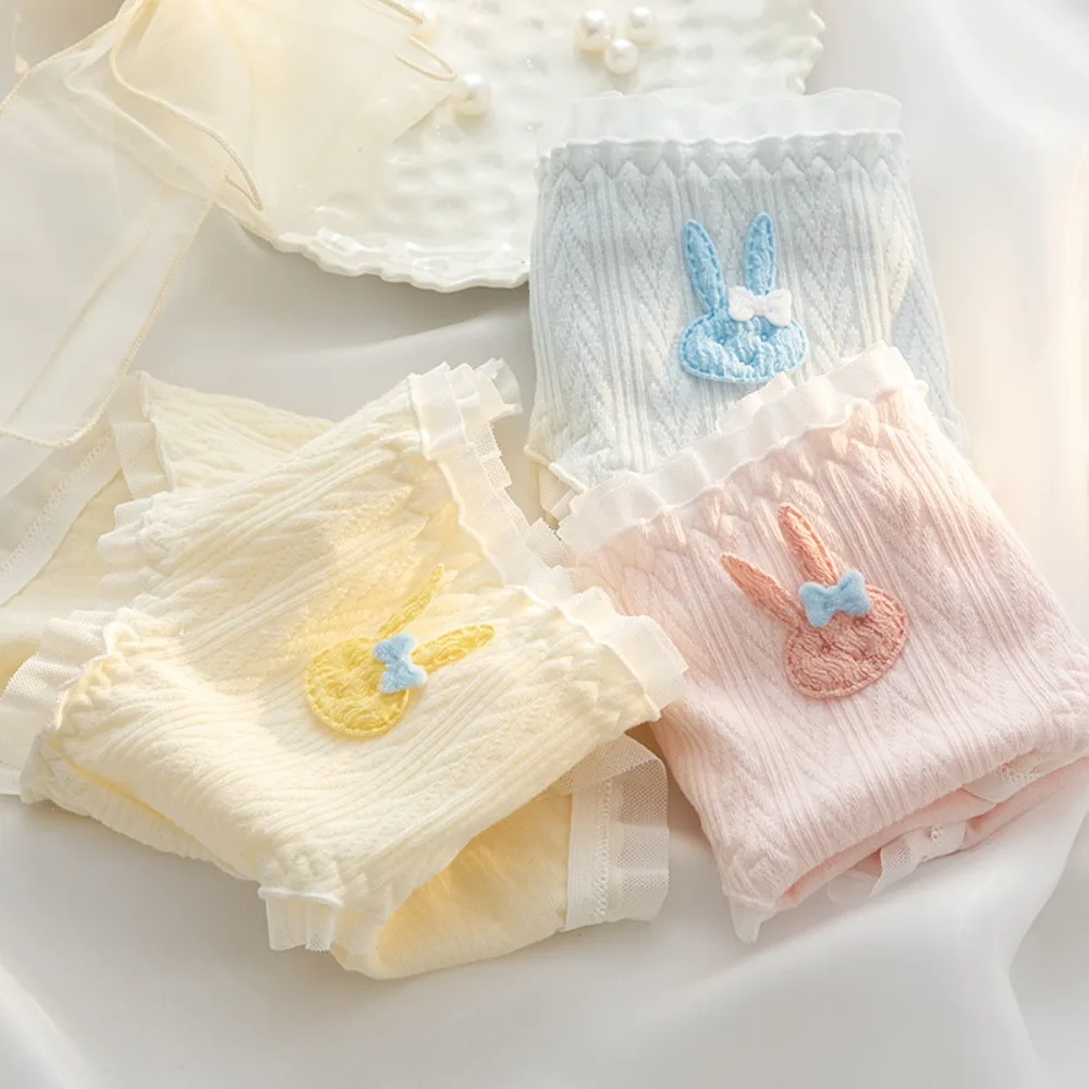Mid Waist Cotton Panties Comfortable Shaping Breathable Rabbit Panties Ruffles Hip Lift Girls Underwear Female
Mid Waist Cotton Panties Comfortable Shaping Breathable Rabbit Panties Ruffles Hip Lift Girls Underwear Female