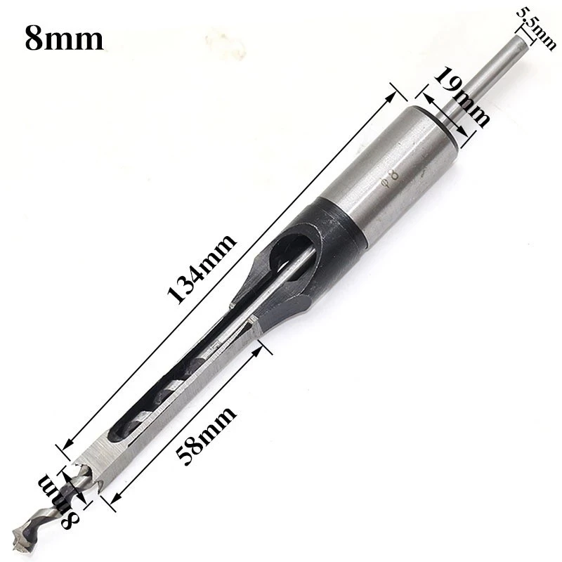 4Pcs Square Hole Auger Drill Bit HSS Twist Drill Bits Mortising Woodworking Saw Mortise Chisels Drill Square Hole Extended Saw
4Pcs Square Hole Auger Drill Bit HSS Twist Drill Bits Mortising Woodworking Saw Mortise Chisels Drill Square Hole Extended Saw