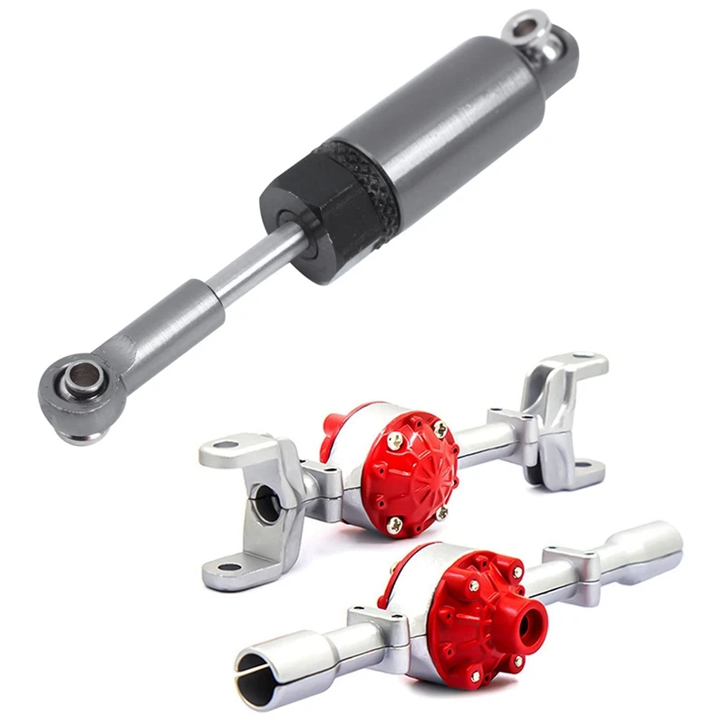 4Pcs Alloy Shock Absorber For WPL 1:16 Henglong C-14 C-24 & 1Set Metal Front Rear Bridge Axle Case Cover
4Pcs Alloy Shock Absorber For WPL 1:16 Henglong C-14 C-24 & 1Set Metal Front Rear Bridge Axle Case Cover