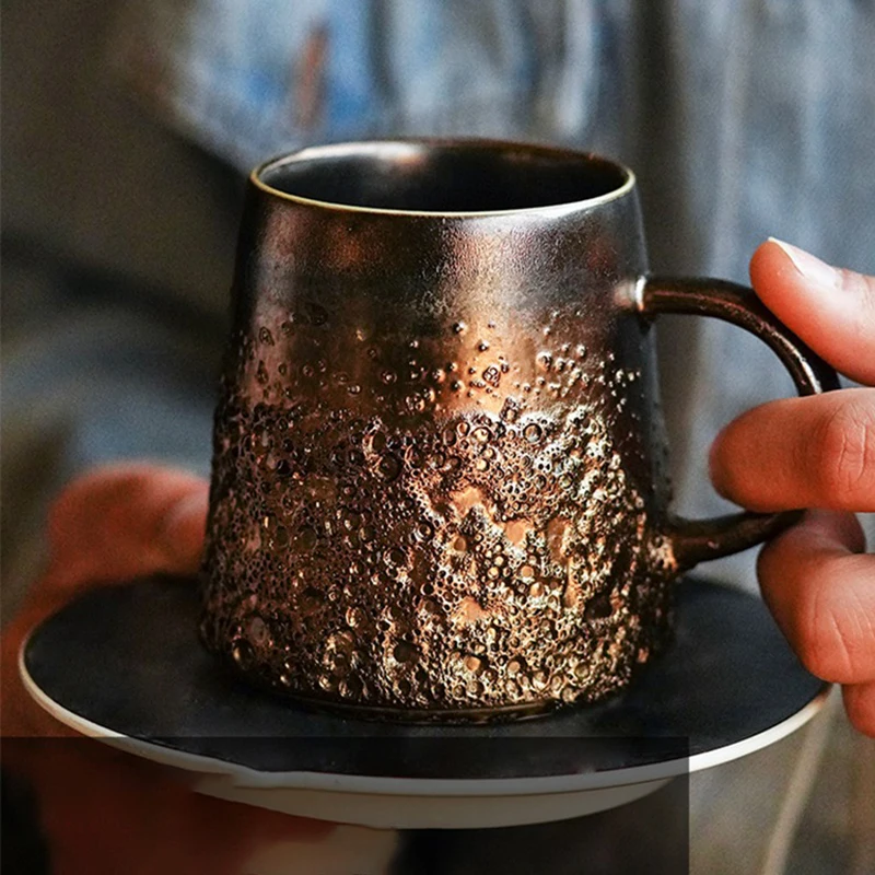 Luxury Ceramic Mug Retro Large Coffee Cups Set with Saucer Porcelain Coffee Mugs Espresso Cup Beautiful Tea Mugs Milk Mug Gifts
Luxury Ceramic Mug Retro Large Coffee Cups Set with Saucer Porcelain Coffee Mugs Espresso Cup Beautiful Tea Mugs Milk Mug Gifts