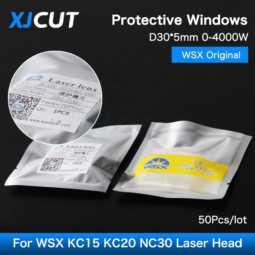 50pcs/lot WSX Original Fiber Laser Protective Lens/Windows 30*5mm 1064nm Import Quartz for WSX Fiber Laser Head HSG 0-4000W
50pcs/lot WSX Original Fiber Laser Protective Lens/Windows 30*5mm 1064nm Import Quartz for WSX Fiber Laser Head HSG 0-4000W