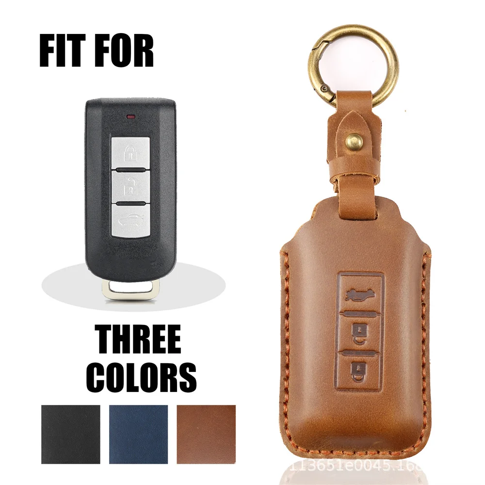 Leather Key Case Fob Shell Cover for Mitsubishi L200 ASX Outlander Eclipse Cross Pajero Sport Lancer Accessories Car-Styling
Leather Key Case Fob Shell Cover for Mitsubishi L200 ASX Outlander Eclipse Cross Pajero Sport Lancer Accessories Car-Styling