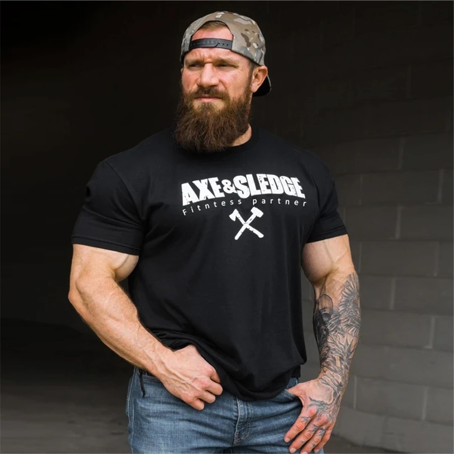 2022 New Men Summer Cotton RUNNING T-shirt Fashion Gym Singlet Slim Bodybuilding Fitness O Neck Print Short Sleeve Tees Tops
2022 New Men Summer Cotton RUNNING T-shirt Fashion Gym Singlet Slim Bodybuilding Fitness O Neck Print Short Sleeve Tees Tops
