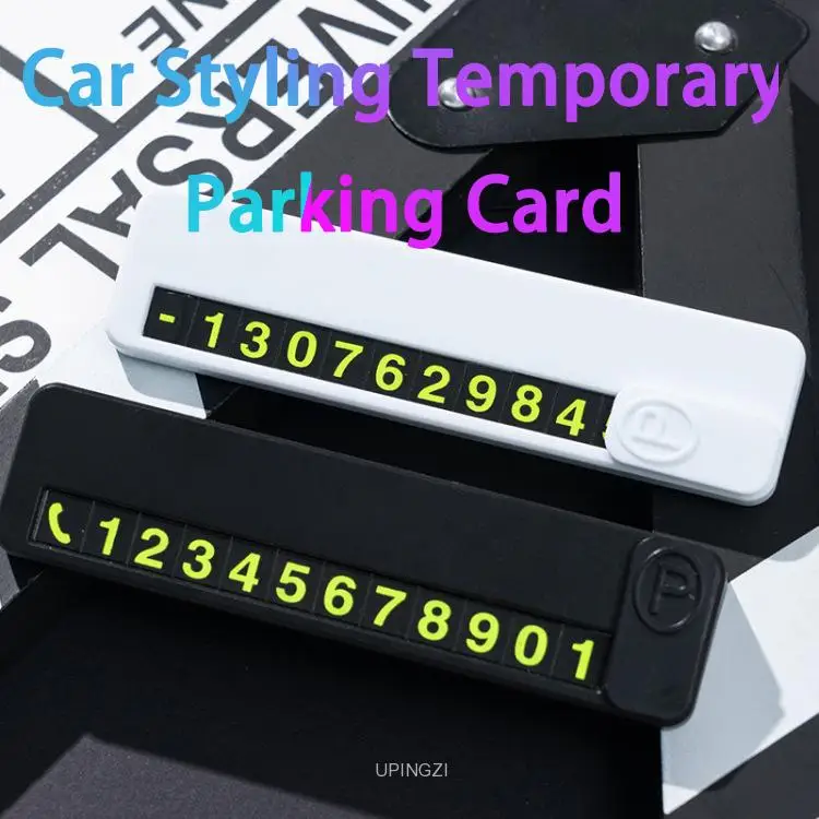 NEW Universal Car Temporary Parking Card Phone Number Card Plate Telephone Number Park Stop Automobile Accessories Car-styling
NEW Universal Car Temporary Parking Card Phone Number Card Plate Telephone Number Park Stop Automobile Accessories Car-styling