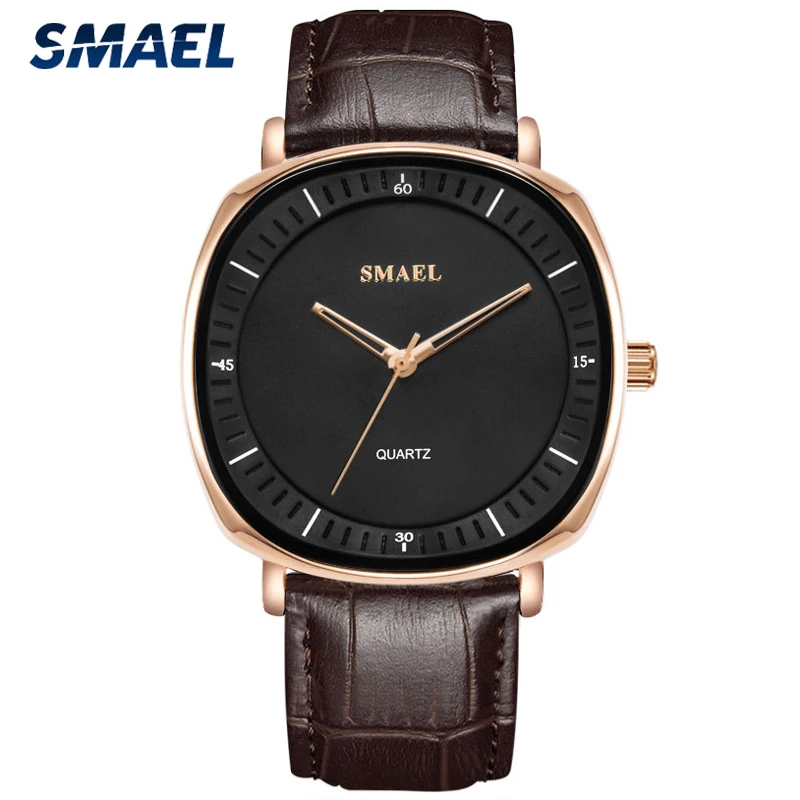 SMAEL New Luxury Brand Watch Leather Quartz Men Business Casual Sport Watches Mens Clock Unique Man Gift Wristwatch Reloj Hombre
SMAEL New Luxury Brand Watch Leather Quartz Men Business Casual Sport Watches Mens Clock Unique Man Gift Wristwatch Reloj Hombre