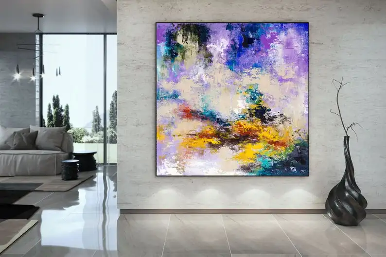 Large Abstract Hand Painted Oil Painting On Canvas Art Contemporary Wall Art Modern Artwork Office Wall Art No Framed
Large Abstract Hand Painted Oil Painting On Canvas Art Contemporary Wall Art Modern Artwork Office Wall Art No Framed