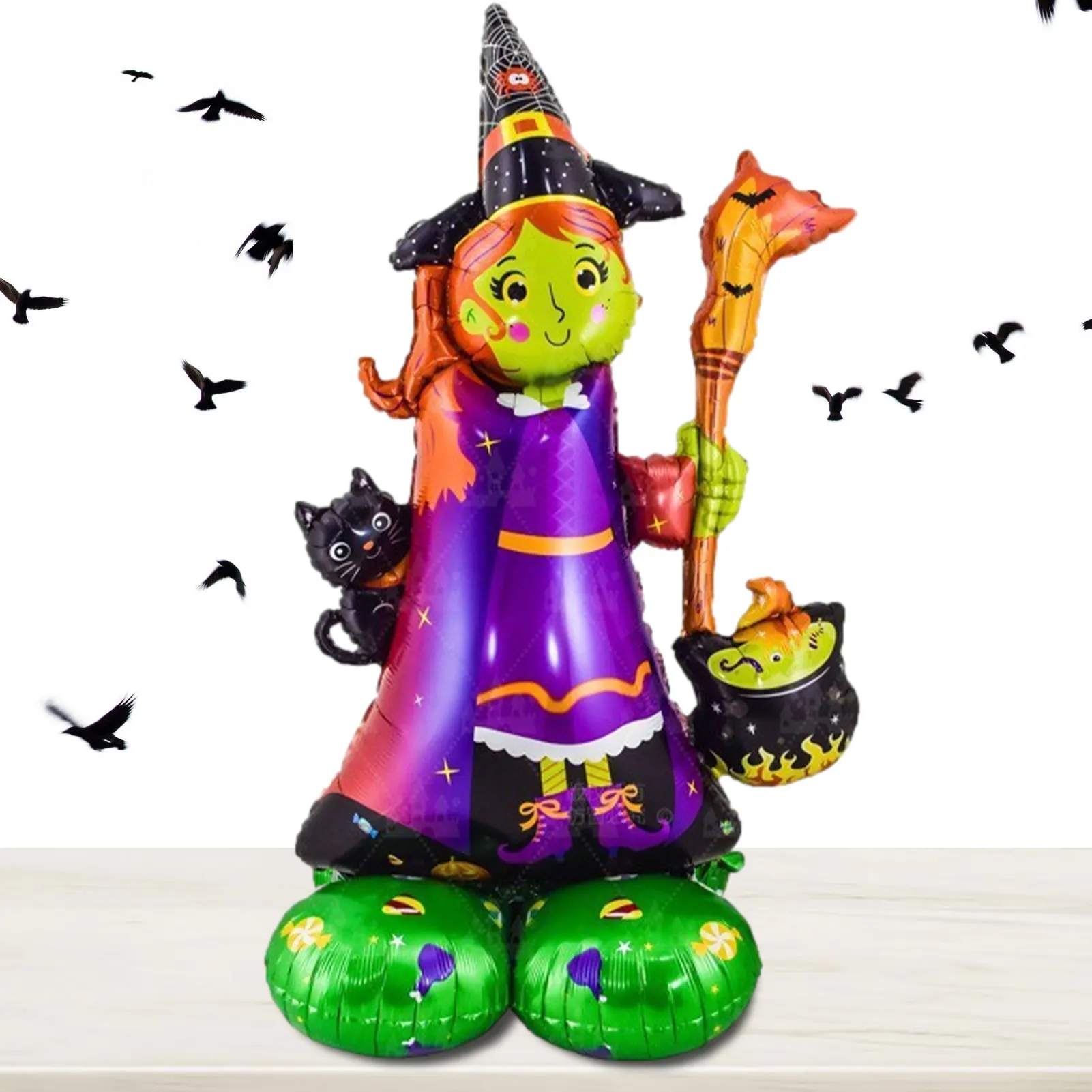 Halloween Foil Balloons Halloween Aluminum Foil Balloon Standing Balloons Decorations 1 Piece 3D Witch / Pumpkin / Ghost Tree
Halloween Foil Balloons Halloween Aluminum Foil Balloon Standing Balloons Decorations 1 Piece 3D Witch / Pumpkin / Ghost Tree