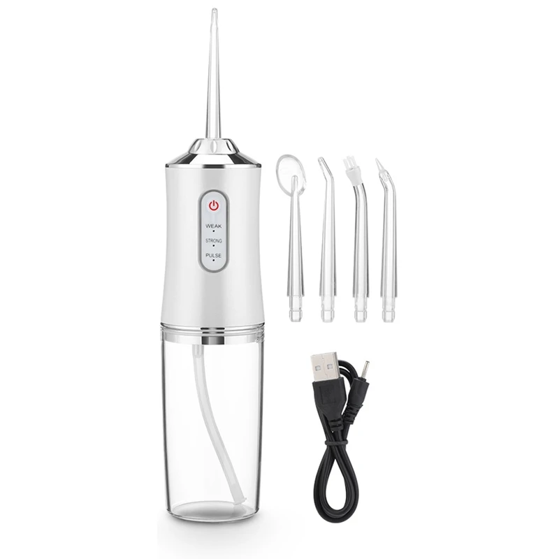 1 PCS Dental Water Jet Flusher Tank 4 Nozzle Washing Teeth Whitening Pick Stain Irrigator Cleaner Tool ,White
1 PCS Dental Water Jet Flusher Tank 4 Nozzle Washing Teeth Whitening Pick Stain Irrigator Cleaner Tool ,White