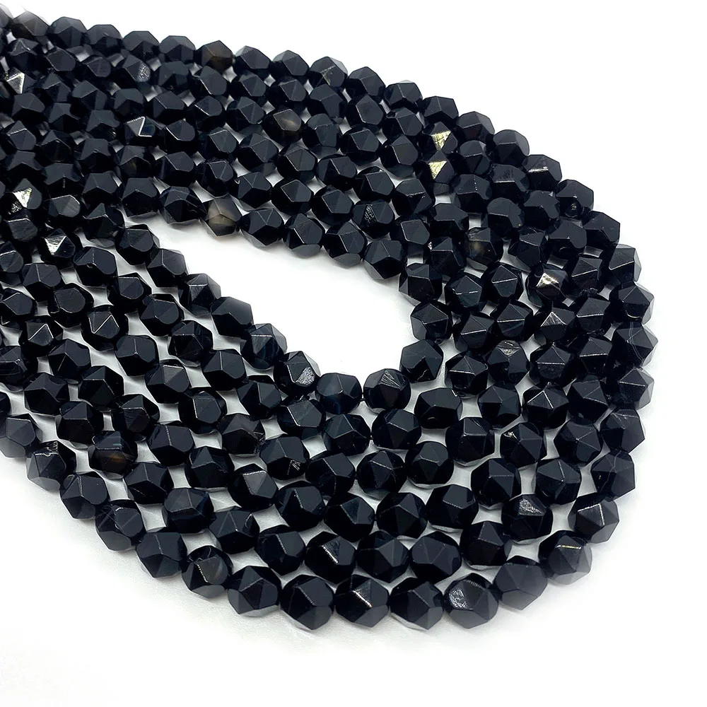 Large Faceted Black Onyx Fashion Spaced Beads Accessories for DIY Jewelry Making Bracelet Earrings Natural Stone Beads 6/8/10mm
Large Faceted Black Onyx Fashion Spaced Beads Accessories for DIY Jewelry Making Bracelet Earrings Natural Stone Beads 6/8/10mm