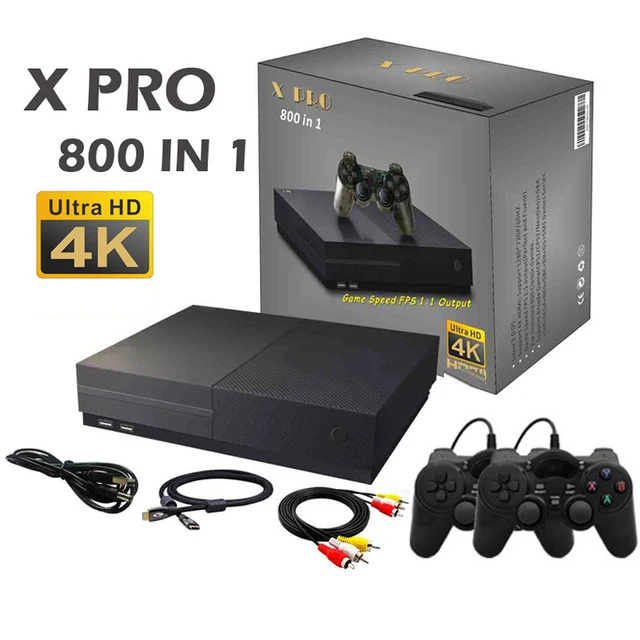 Video Games Console 64 Bit 4K Ultia HD HDMI-Output Retro Games Bulit In 800 Classic Family TV for PS1, FC,MD,SFC,GB,GBA
Video Games Console 64 Bit 4K Ultia HD HDMI-Output Retro Games Bulit In 800 Classic Family TV for PS1, FC,MD,SFC,GB,GBA
