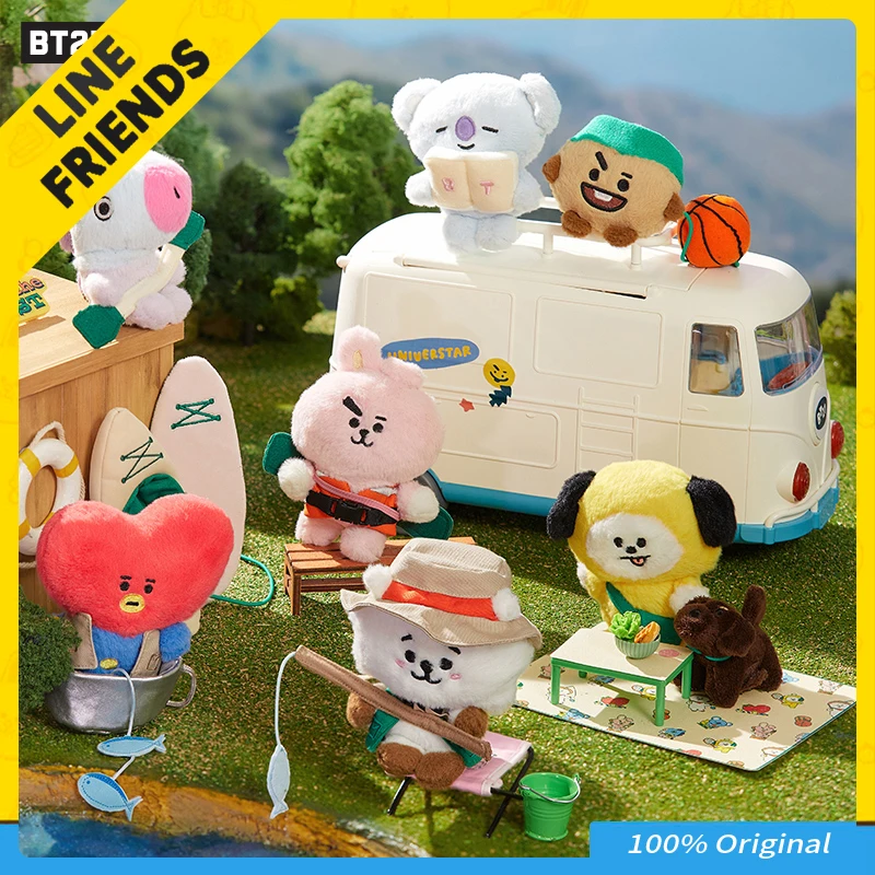 Line Friends Original Brown BT21 PICNIC Series Mini Doll Anime Cartoon Cute Kawaii Plush Doll Dolls for Friends and Children
Line Friends Original Brown BT21 PICNIC Series Mini Doll Anime Cartoon Cute Kawaii Plush Doll Dolls for Friends and Children