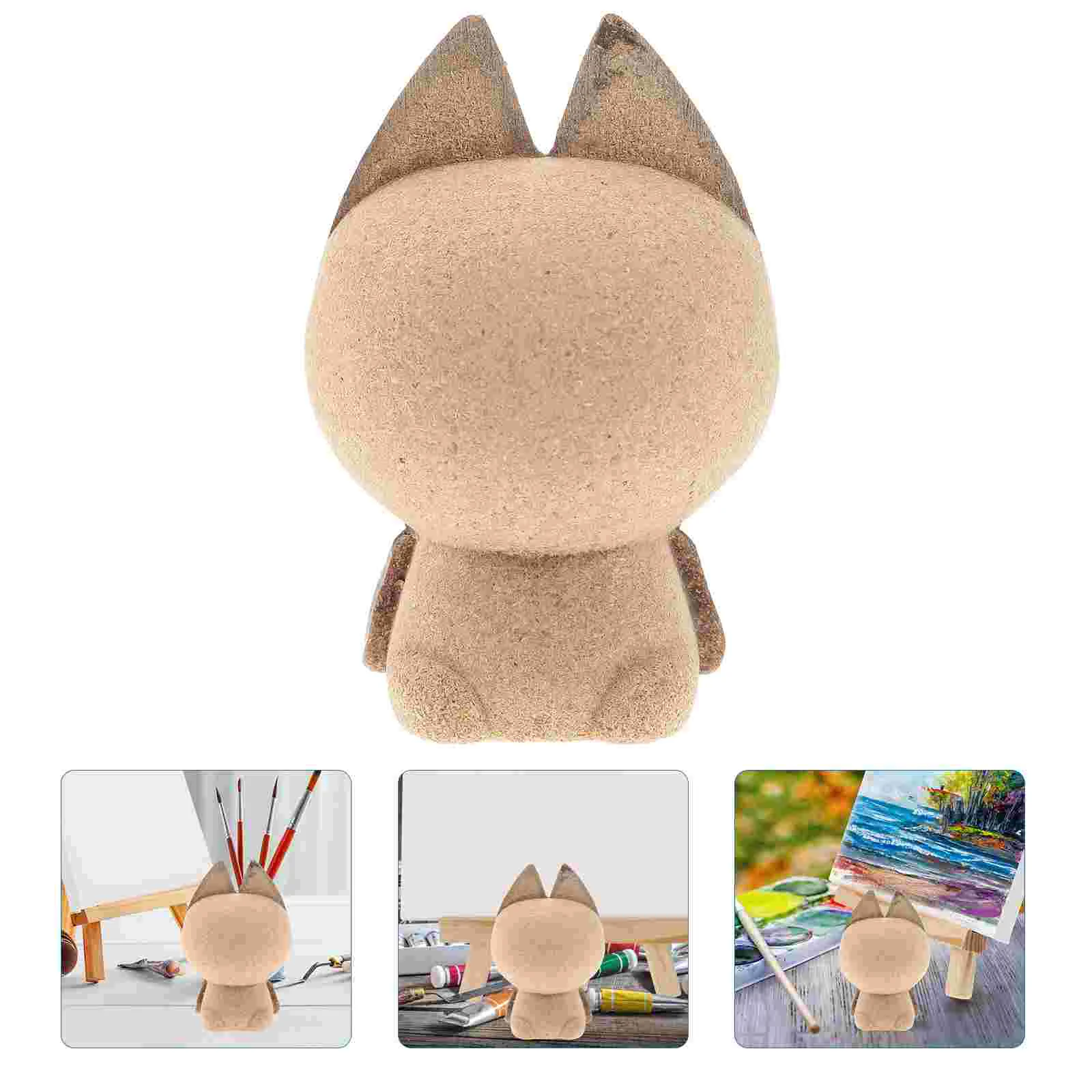 Craft Kids Blank Wood Figures Educational Toys Kids Wooden Cat Craft Piece Small Cat Figurines Unfinished Wood Cat Material
Craft Kids Blank Wood Figures Educational Toys Kids Wooden Cat Craft Piece Small Cat Figurines Unfinished Wood Cat Material