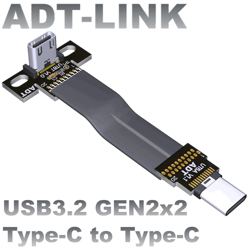 Новинка, переходник USB3.2 GEN2x2 с Type C на Type C, 20G/bps, внутренний USB 3. 0 FPC ленточный плоский кабель, вверх/вниз, угловой подъемник
Новинка, переходник USB3.2 GEN2x2 с Type C на Type C, 20G/bps, внутренний USB 3. 0 FPC ленточный плоский кабель, вверх/вниз, угловой подъемник