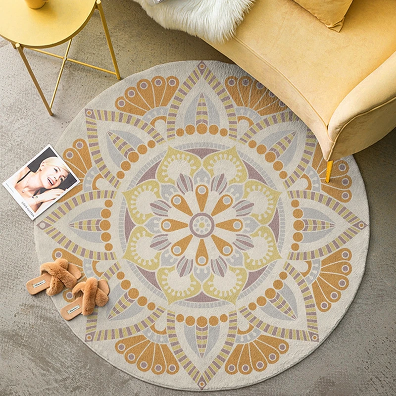 Nordic Style Living Room Sofa Coffee Table Carpet High Grade Boho Geometric Round Area Rugs Bedroom Chair Non-Slip Floor Mats
Nordic Style Living Room Sofa Coffee Table Carpet High Grade Boho Geometric Round Area Rugs Bedroom Chair Non-Slip Floor Mats