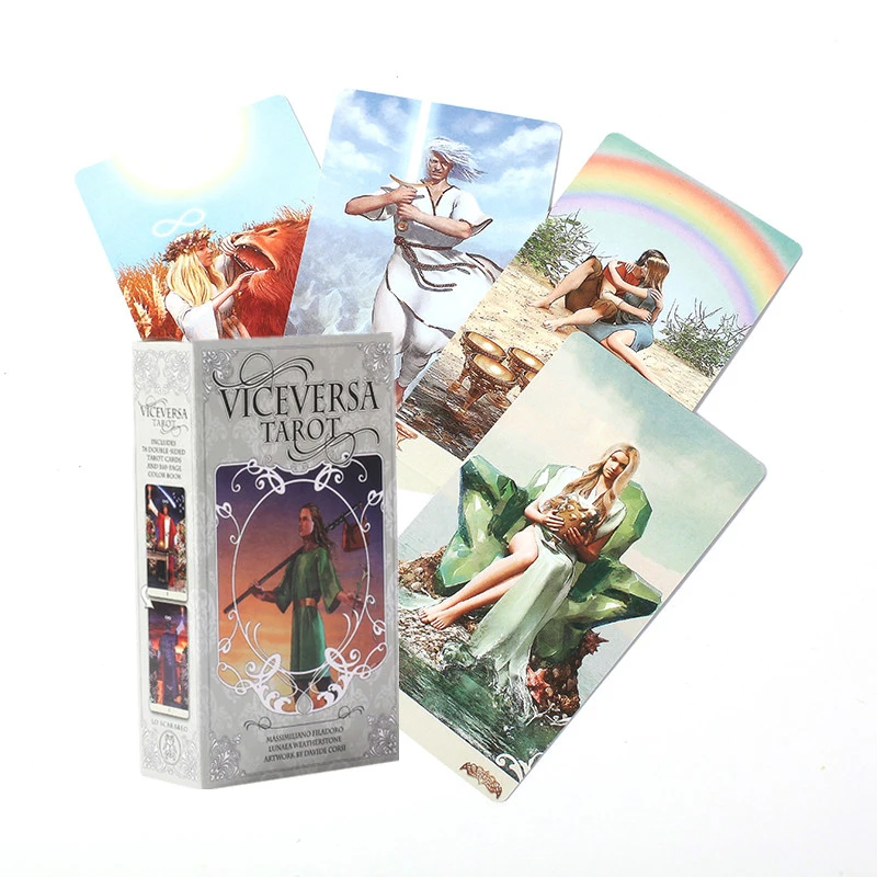 Vice Versa Tarot Kit Tarot Cards Oracle Deck Board Games For Family Gathering Party Playing Cards
Vice Versa Tarot Kit Tarot Cards Oracle Deck Board Games For Family Gathering Party Playing Cards
