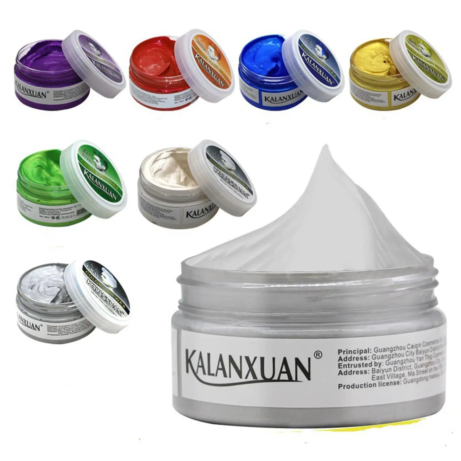 100g 9 Color Fashion Temporary Color Dye Mud Salon Wax Hair Styling Dye Green Modeling Hair Wax Sliver Hair Cream
100g 9 Color Fashion Temporary Color Dye Mud Salon Wax Hair Styling Dye Green Modeling Hair Wax Sliver Hair Cream