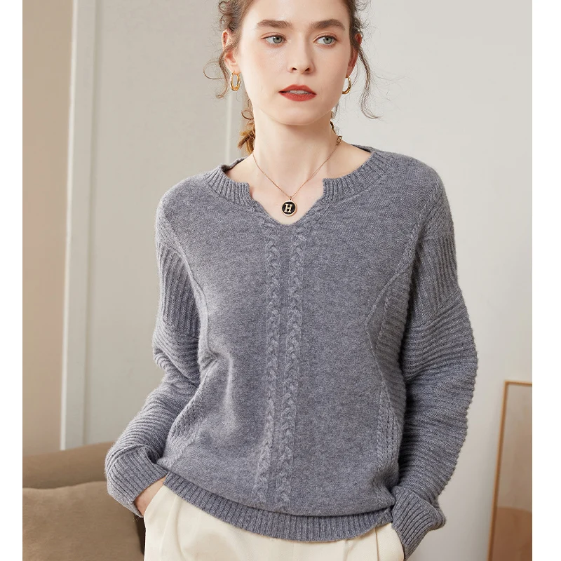 2022 High-End Autumn Winter 100% Cashmere Sweater Women's Pullovers Female Thicken Loose Knitted Jumper Lady Clothes Warm Tops
2022 High-End Autumn Winter 100% Cashmere Sweater Women's Pullovers Female Thicken Loose Knitted Jumper Lady Clothes Warm Tops