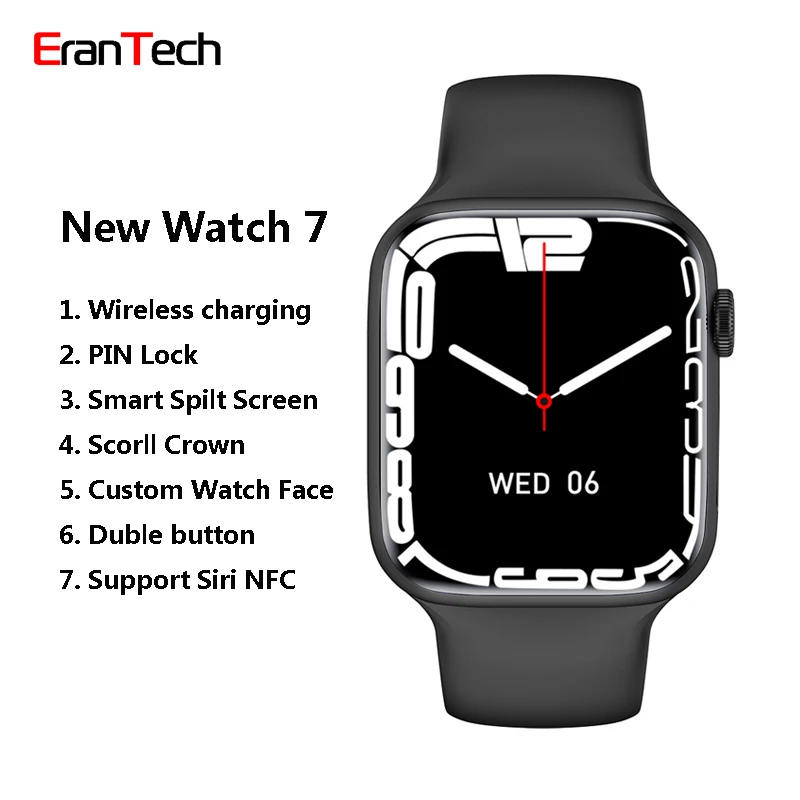 Смарт-часы W27 PRO, серия 7, Беспроводная зарядка, Bluetooth, вызов, Раздельный экран, блокировка штырьком, пользовательский циферблат, IWO 14 Siri NFC, Смар...
Смарт-часы W27 PRO, серия 7, Беспроводная зарядка, Bluetooth, вызов, Раздельный экран, блокировка штырьком, пользовательский циферблат, IWO 14 Siri NFC, Смар...