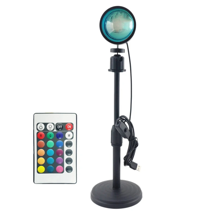 RGB Sunset Projection Atmosphere LED Lamp,USB Projector 360° Photography Night Lights Remote Control For Bedroom Studio
RGB Sunset Projection Atmosphere LED Lamp,USB Projector 360° Photography Night Lights Remote Control For Bedroom Studio