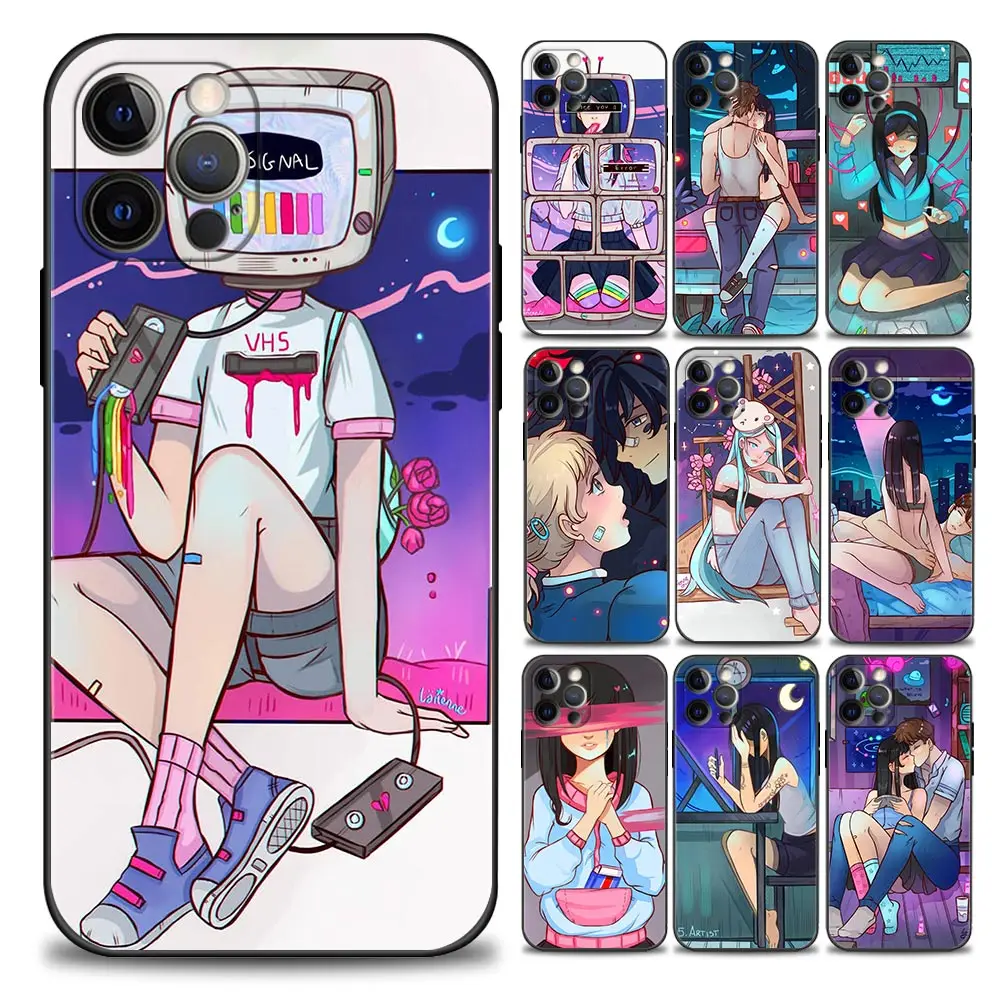 Larienne Art iPhone Case for 11 12 13 Pro Max 7 8 SE XR XS Max 5 5s 6 6s Plus Black Soft Silicon Cover
Larienne Art iPhone Case for 11 12 13 Pro Max 7 8 SE XR XS Max 5 5s 6 6s Plus Black Soft Silicon Cover