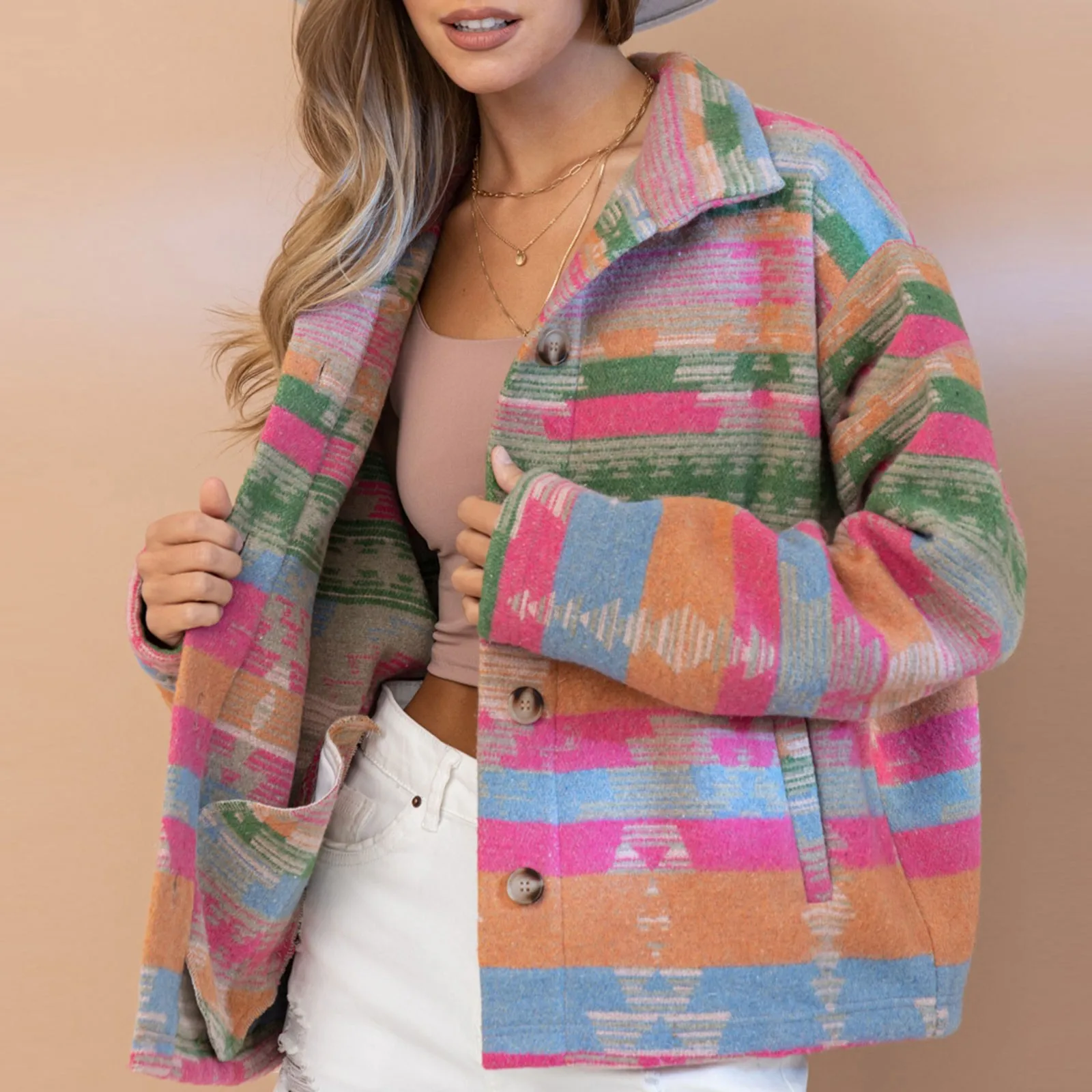Long Jacket Women New Aztec Print Jacket Women Fashion Coat Jacquard Wool Coat Hot Ladies Casual Cardigan Jacket 25k Jacket
Long Jacket Women New Aztec Print Jacket Women Fashion Coat Jacquard Wool Coat Hot Ladies Casual Cardigan Jacket 25k Jacket