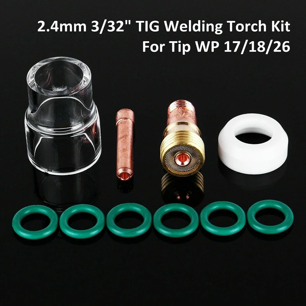 10PCS TIG Welding Torch Stubby Gas Lens 12 Pyrex Cup Kit For Fortuneweld WP-17/18/26 2/32'' PCW220 Power Tool Accessories
10PCS TIG Welding Torch Stubby Gas Lens 12 Pyrex Cup Kit For Fortuneweld WP-17/18/26 2/32'' PCW220 Power Tool Accessories