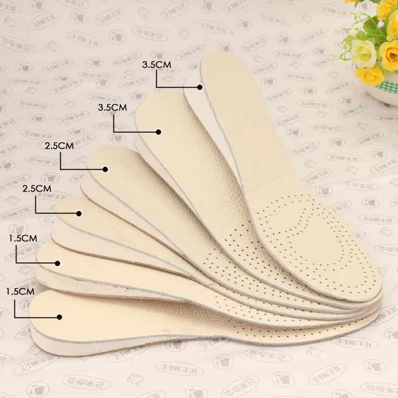 Spring Leather Heightening Cushion Pad Sweat-absorbing EVA Height Increasing Invisible Male Female Inner Insoles Sport Wholesale
Spring Leather Heightening Cushion Pad Sweat-absorbing EVA Height Increasing Invisible Male Female Inner Insoles Sport Wholesale