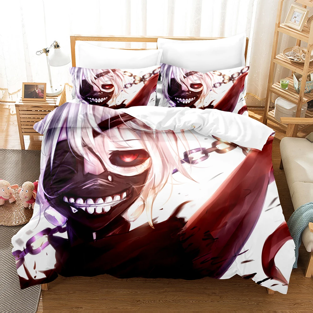 Постельное белье с аниме Токийский Гуль комплект с мультяшным рисунком для детей подростковый пододеяльник наволочки постельное белье оди... 
Постельное белье с аниме Токийский Гуль комплект с мультяшным рисунком для детей подростковый пододеяльник наволочки постельное белье оди...