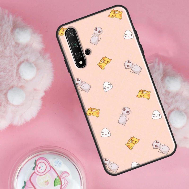 Чехол для телефона Honor 50 Pro 8X 9X 10i с изображением фруктов корзины кота Huawei P30 P40 P20 Lite