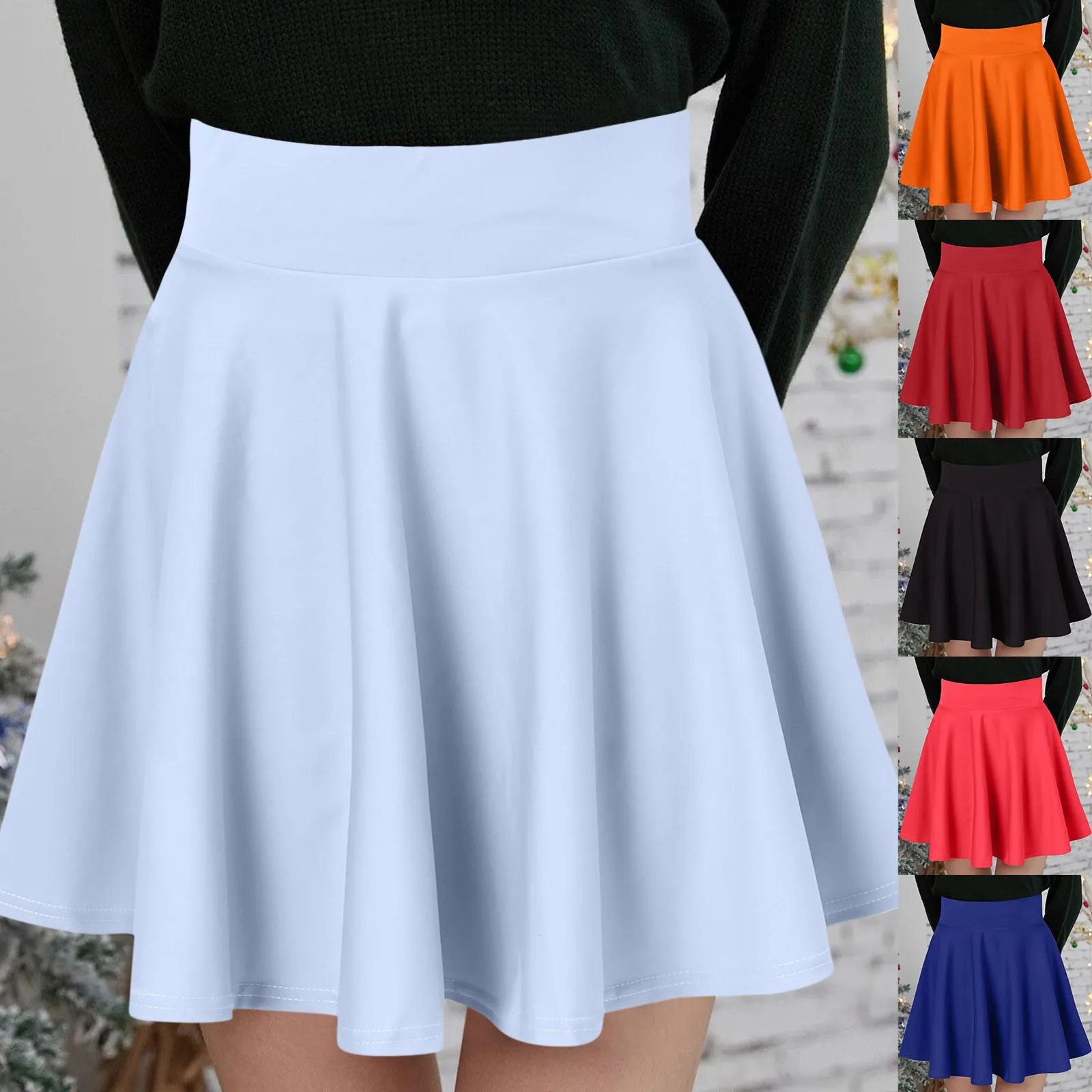 Women Fashion Casual Short Style Solid Half Skirt Anti Glare Sun Skirt Pleated Skirt Girl Skirt
Women Fashion Casual Short Style Solid Half Skirt Anti Glare Sun Skirt Pleated Skirt Girl Skirt
