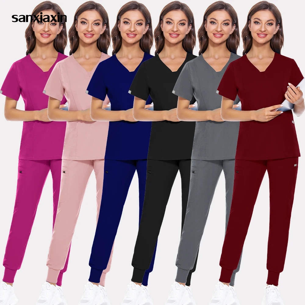 Hospital Doctor Nurse Nursing Uniform Women Wholesale Jogger Set Casual Short Sleeved V-neck Pharmacy Workwear Medical Uniforms
Hospital Doctor Nurse Nursing Uniform Women Wholesale Jogger Set Casual Short Sleeved V-neck Pharmacy Workwear Medical Uniforms
