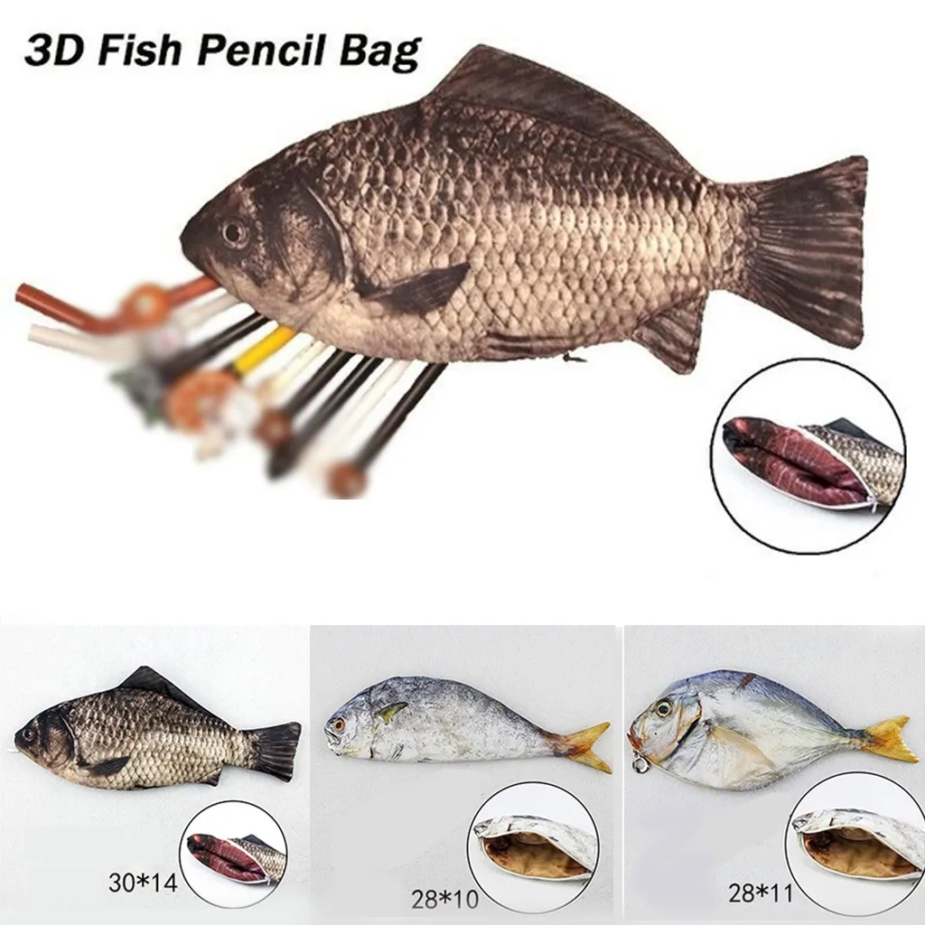 Case Zipper Bags Pencil Fish Shape Pouch Unisex Pen Student Make-up Fashion Bag Clear Shoulder Bag
Case Zipper Bags Pencil Fish Shape Pouch Unisex Pen Student Make-up Fashion Bag Clear Shoulder Bag