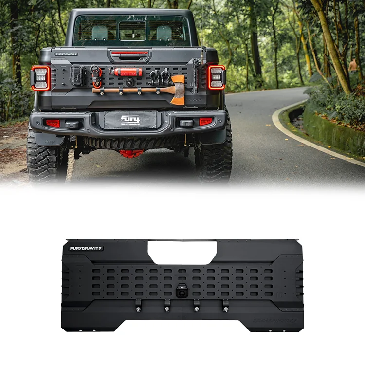 FURY 2020+ accessories Offroad Aluminum MULTIFUNCTIONAL TAILGATE EXPANSION PANEL for Jeep Gladiator JT
FURY 2020+ accessories Offroad Aluminum MULTIFUNCTIONAL TAILGATE EXPANSION PANEL for Jeep Gladiator JT