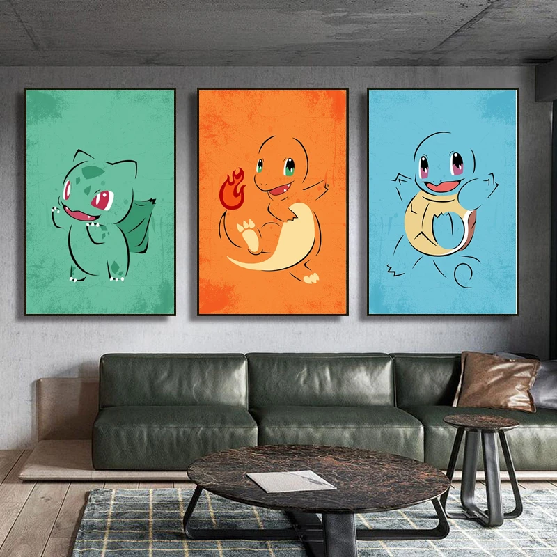 Покемон Минималистский Художественный Холст принты Пикачу бластозы венусаура Настенные Декоративные плакаты роспись для детской комнаты ...
Покемон Минималистский Художественный Холст принты Пикачу бластозы венусаура Настенные Декоративные плакаты роспись для детской комнаты ...