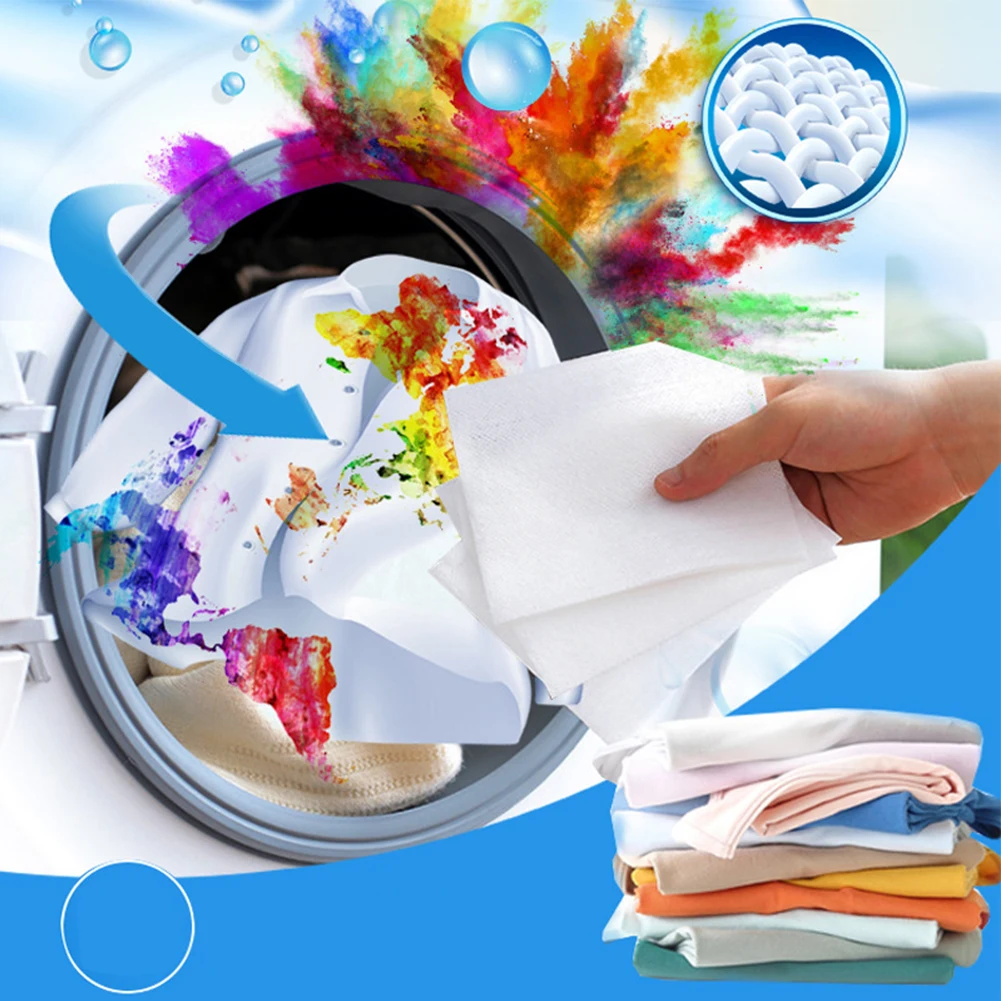 50 Pcs Colour Catcher Sheet Dyeing Proof Cloth Color Absorption Paper Quickly Absorbing Washing Machine Color Run Remove
50 Pcs Colour Catcher Sheet Dyeing Proof Cloth Color Absorption Paper Quickly Absorbing Washing Machine Color Run Remove