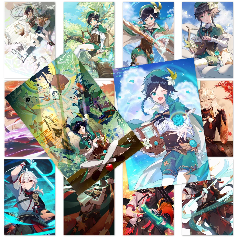 Genshin Impact Canvas Poster Razor Paintings Game Wall Artwork Printed Modular Venti Pictures Home Decoration For Living Room
Genshin Impact Canvas Poster Razor Paintings Game Wall Artwork Printed Modular Venti Pictures Home Decoration For Living Room