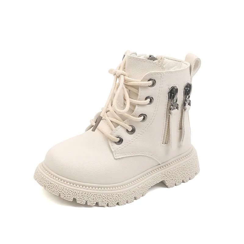 Children's Winter New Side Zipper Leather Warm Boots Girls' Solid Color Plush Waterproof Snow Boots
Children's Winter New Side Zipper Leather Warm Boots Girls' Solid Color Plush Waterproof Snow Boots