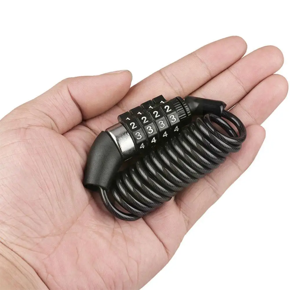 Durable Classic Helmet Lock Chain 4 Digit Password Motor Anti-theft Cable Part Portable Bike Stitch Motorcycle Lock Combina U7w5
Durable Classic Helmet Lock Chain 4 Digit Password Motor Anti-theft Cable Part Portable Bike Stitch Motorcycle Lock Combina U7w5