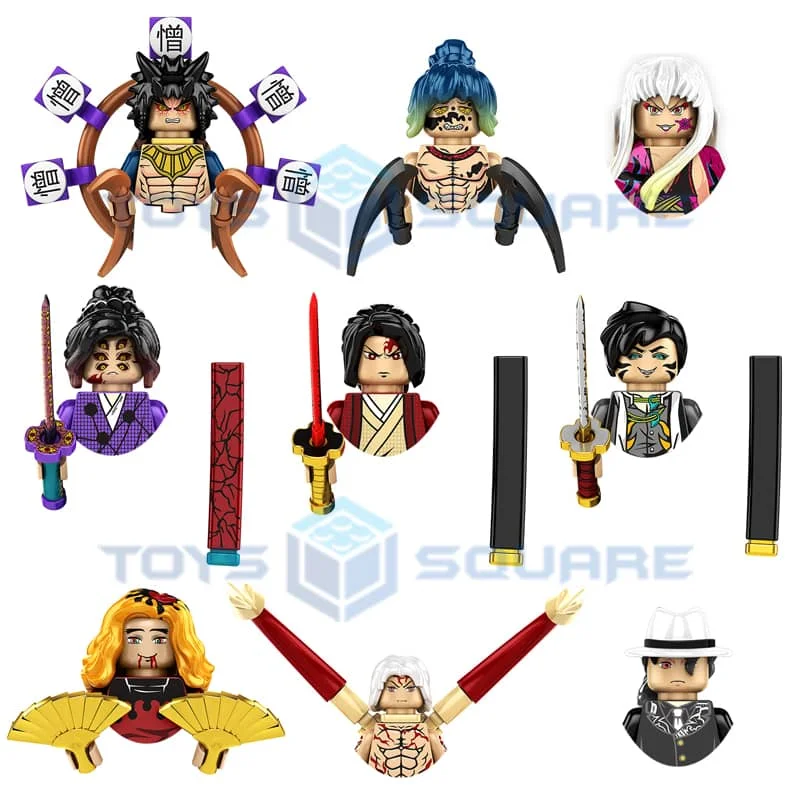 Набор строительных блоков: Kibutsuji Muzan Douma Kaigaku Yoriichi kokusowl gyutarou пончик Hantengu, кубики MOC, Подарочные игрушки
Набор строительных блоков: Kibutsuji Muzan Douma Kaigaku Yoriichi kokusowl gyutarou пончик Hantengu, кубики MOC, Подарочные игрушки