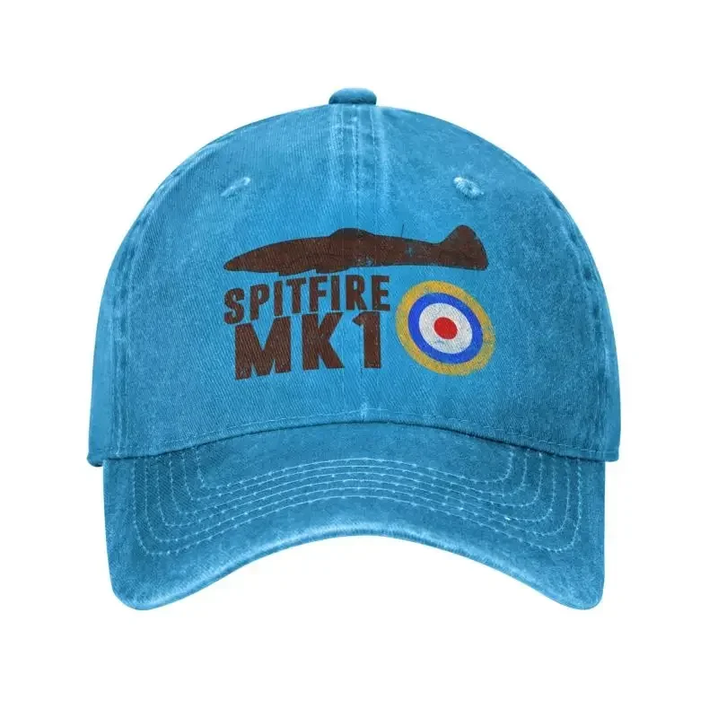 Унисекс Хлопок Винтаж Spitfire UK Mk.1 RAF Британская бейсболка времен Второй мировой