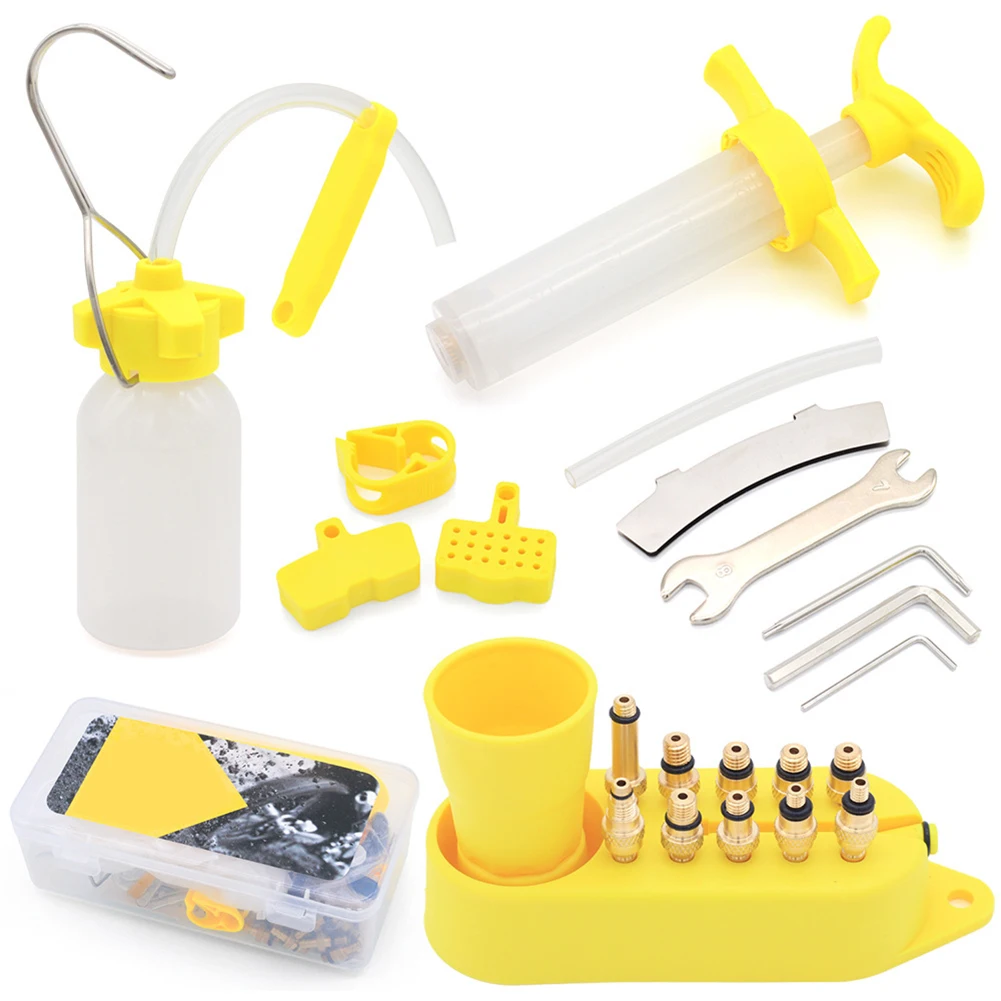 MTB Bike Bicycle Disc Brake Oil Change And Fill Tool Kit Universal Oiling Tool Kit Cycling Repair Accessories
MTB Bike Bicycle Disc Brake Oil Change And Fill Tool Kit Universal Oiling Tool Kit Cycling Repair Accessories