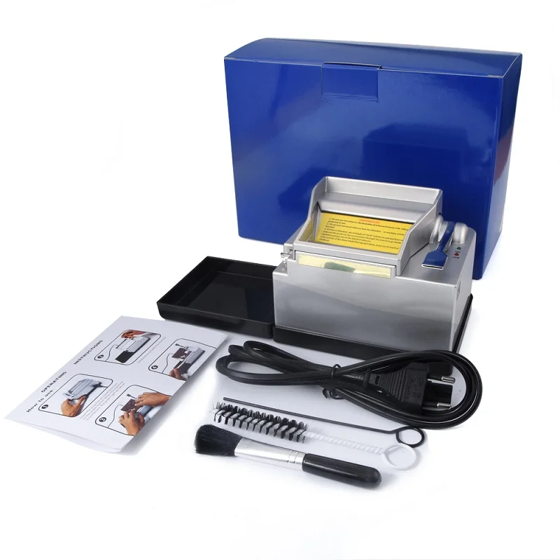 8mm Tube Electric Cigarette Rolling Machine Fully Automatic High Speed Tobacco Maker Roller Inject Smoker Gift Gadgets for Men
8mm Tube Electric Cigarette Rolling Machine Fully Automatic High Speed Tobacco Maker Roller Inject Smoker Gift Gadgets for Men