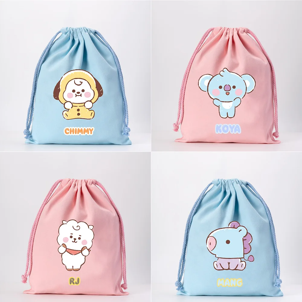 BT21 Kawaii Anime Cartoon Cute Cosmetic Bag Drawstring Cloth Bag Candy Color Travel Storage Bag Drawstring Bag Birthday Gift
BT21 Kawaii Anime Cartoon Cute Cosmetic Bag Drawstring Cloth Bag Candy Color Travel Storage Bag Drawstring Bag Birthday Gift
